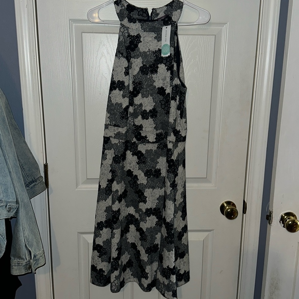 Truly Poppy Luanna Cotton Blend Textured Dress